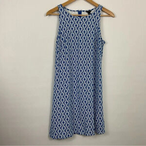 Ann Taylor Chain Print Sleeveless Dress Womens Size Small‎